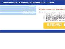 Tablet Screenshot of bestemarketingsolutions.com